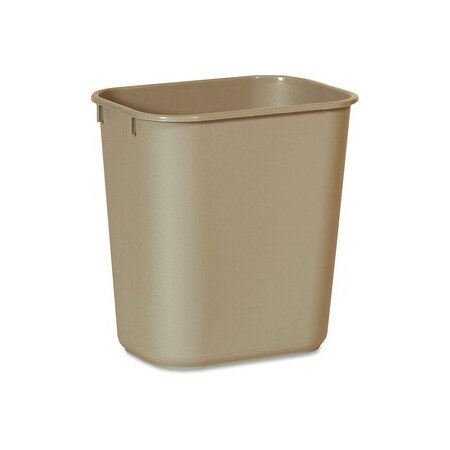 Rubbermaid Wastebasket, Plastic, 13Qt RCP295500BG